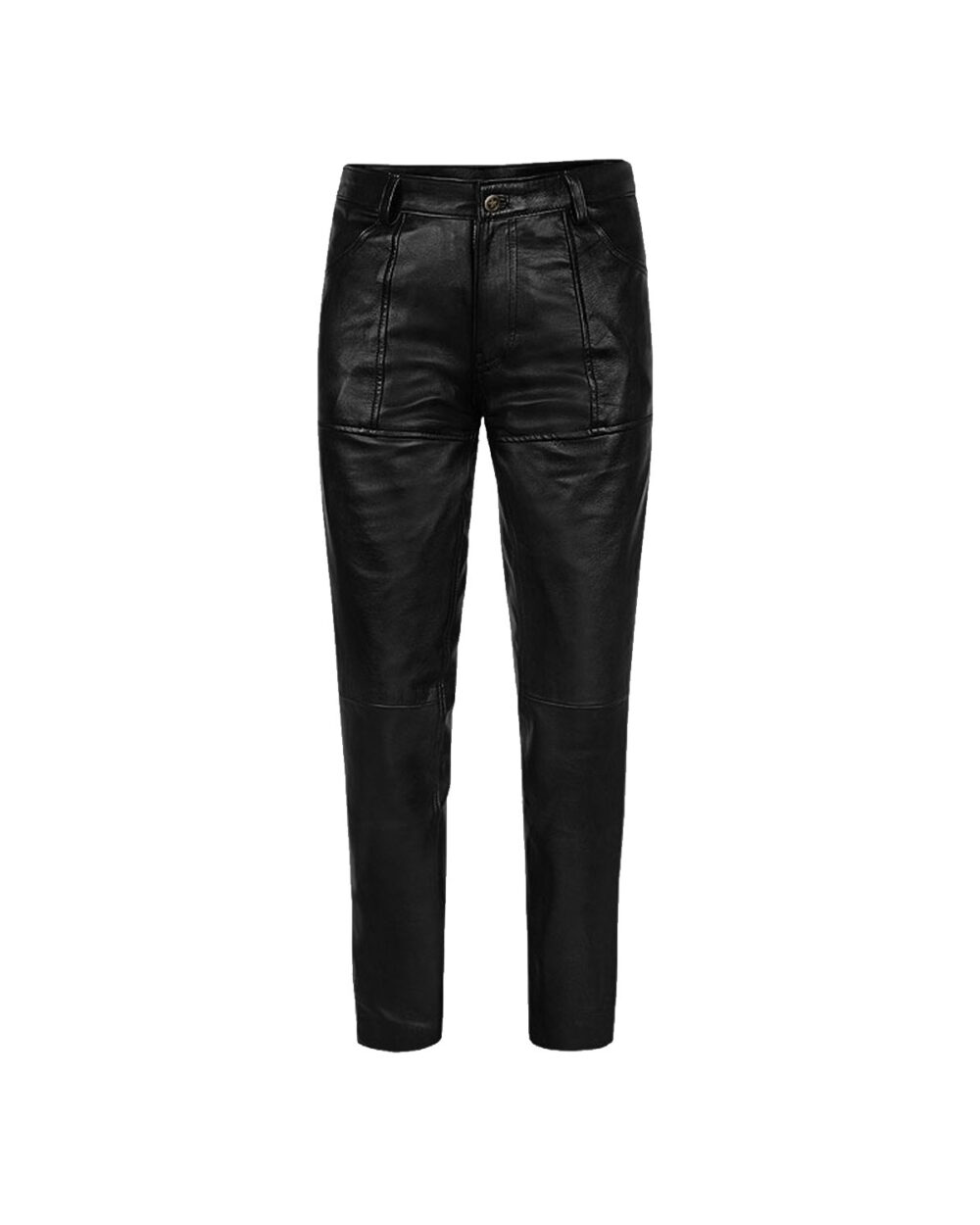 Shop Black Jim Morrison Leather Pants - Kmax Leather