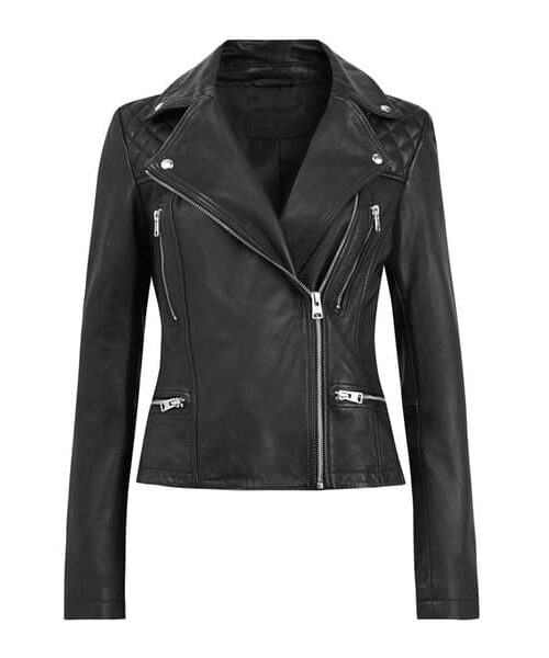 Real Quality Womens Leather Motorcycle Jacket