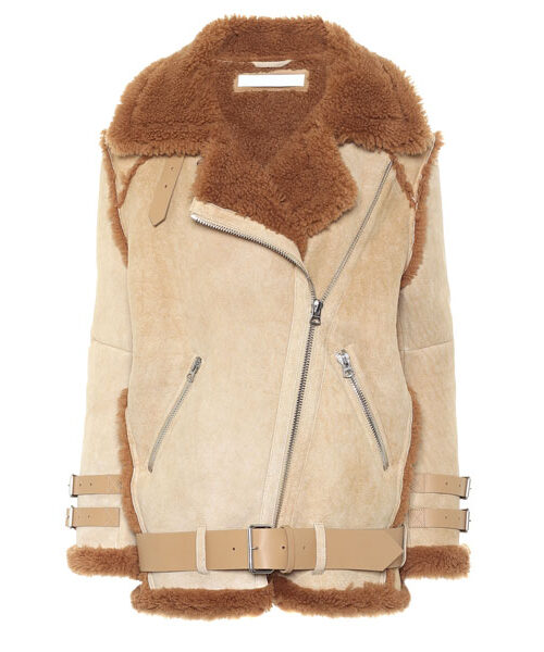 Womens High Quality Shearling and Suede Jacket